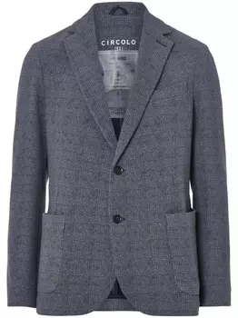 Блейзер в клетку «принц Уэльский» Circolo 1901, синий