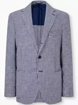 Блейзер в ломаную клетку Man On The Boon., синий