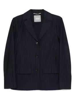 Блейзер в тонкую полоску MAX MARA, синий