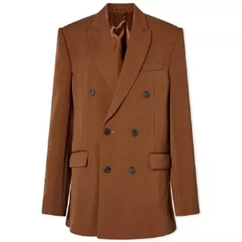 Блейзер Wardrobe.nyc Double Breasted, коричневый
