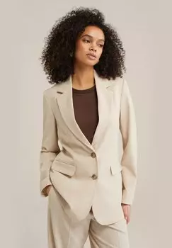 Блейзер WE Fashion, бежевый