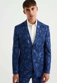 Блейзер WE Fashion, синий металлик