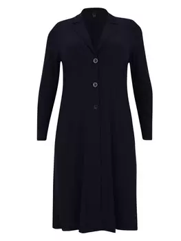 Платье Yoek на пуговицах, темно-синий