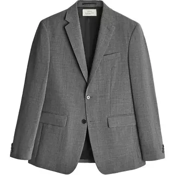 Блейзер Zara 100% Wool Suit, серый