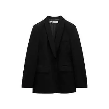 Блейзер Zara Shawl Lapel, черный