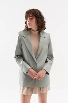 Блейзер – Зеленый – Классический крой Quzu