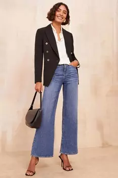 Блейзер женский Friends Like These на пуговицах, черный