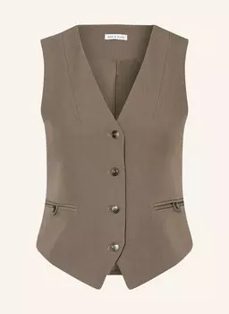 Блейзер-Жилет Mrs & Hugs, коричневый