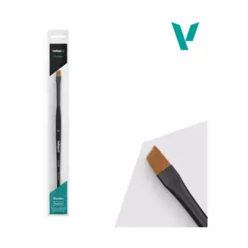 Блендер Плоский Угловой Синтетический (Средний), Paint Brushes - Round Handle (Vallejo)