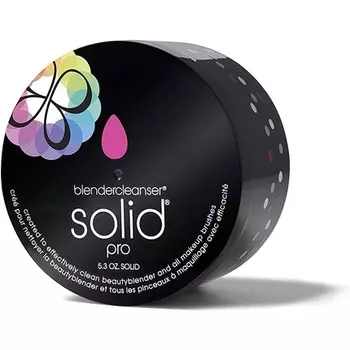 Blendercleanser Solid Pro для очищения макияжа, инструменты и кисти для блендера, 150 г, Beautyblender