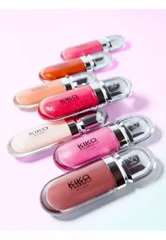 Блеск для губ 3D Hydra Lipgloss KIKO Milano, 04 Pearly Peach Rose