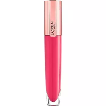 Блеск для губ Brilliant Signature Plump-In-Gloss для максимального объема с гиалуроновой кислотой и коллагеном в виде фрагментов 408, подчеркивающих 7 мл, L'Oreal