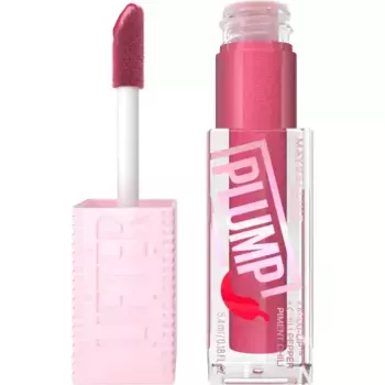 Блеск для губ brillo de labios lifter plump con chili pepper y cido hialurnico Maybelline New York, цвет 002 mauve bite
