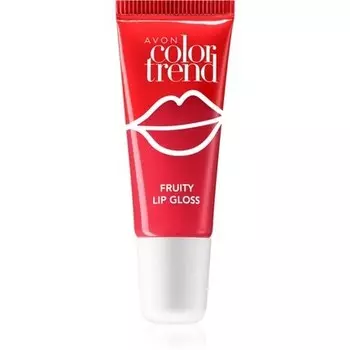 Блеск для губ ColorTrend Fruity Lips - Клубника, 10 мл Avon