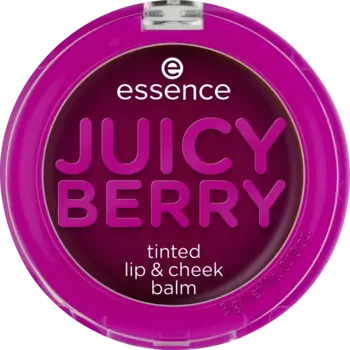 Блеск для губ essence JUICY BERRY tinted lip & cheek balm