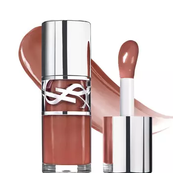 Блеск для губ loveshine plumping lip oil gloss Yves Saint Laurent, цвет nr. 04 honey pure love, 6 мл