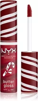Блеск для губ NYX Professional Makeup Holiday Butter Gloss, 01 Peppermint Swirl 8 ml