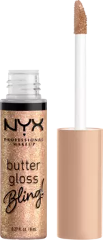 Блеск для губ NYX PROFESSIONAL MAKEUP Lipgloss Butter Gloss Bling 01 Bring the Bling, 8 ml