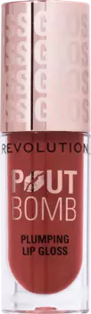 Блеск для губ REVOLUTION Lipgloss Pout Bomb, Cookie Warm Nude, 4,6 ml