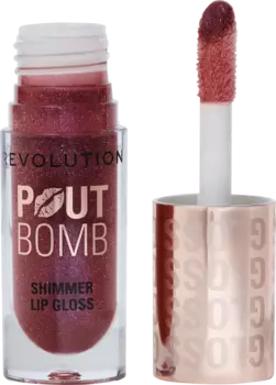 Блеск для губ REVOLUTION Lipgloss Pout Bomb, Shimmer Berry Lustre, 4,5 ml