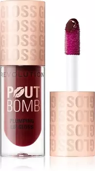 Блеск для губ с эффектом увеличения Makeup Revolution Pout Bomb, Jelly Berry Mauve 4,6 ml