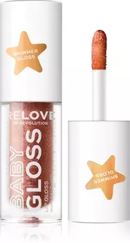 Блеск для губ с блеском Revolution Relove Baby Gloss Shimmer, Pink Tulle 1,8 ml
