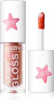 Блеск для губ с блеском Revolution Relove Baby Gloss Shimmer, Ethereal 1,8 ml