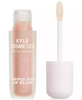 Блеск для губ Supple Kiss Lip Glaze, 0,1 унции Kylie Cosmetics, цвет Nude Kiss (light pink beige)