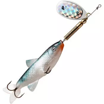 Блесна с минноу Weta #3 натурального цвета Ловля хищника CAPERLAN, светло-серый