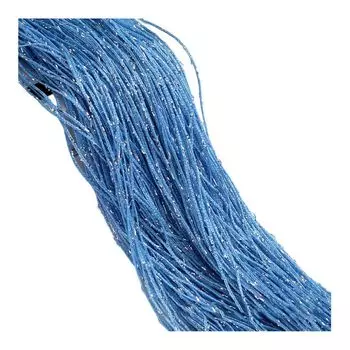 Блестящая дверная занавеска с серебряной лентой, гибкая блестящая штора с кистями, флэш-линия для балкона, серебристо-серая Stuttg, синий