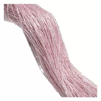 Блестящая дверная занавеска с серебряной лентой, гибкая блестящая штора с кистями, блестящая линия для балкона Stuttg, розовый