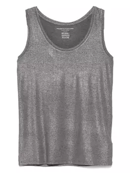 Блестящая майка Majestic Filatures, серый