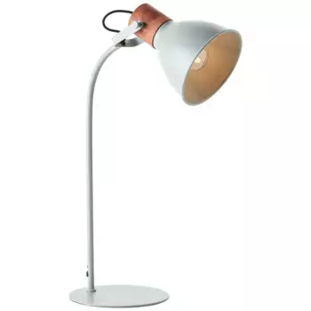 Блестящая настольная лампа «Эрена», 1 лампочка, лампочка Е27 | без лампы, высота 52 см, E27, металл/дерево Brilliant, светло-зеленый