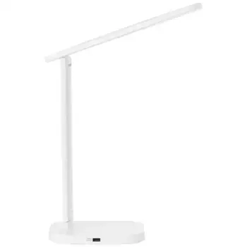 Блестящая настольная лампа "Викари", 1 лампочка, светодиодная настольная лампа белый Brilliant Высота: 33,3 см, белый