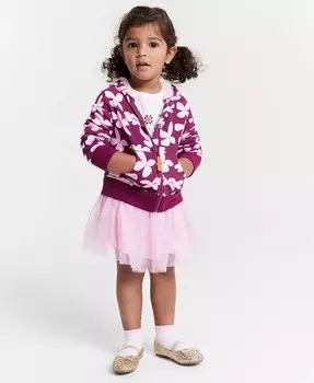 Блестящая однотонная юбка-пачка для маленьких девочек Epic Threads, розовый