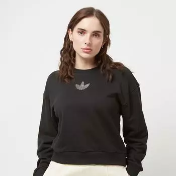 Блестящая толстовка adidas Originals, цвет Black