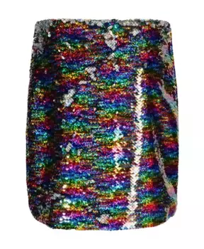 Блестящая юбка с эластичным поясом Marc Ellis, мультиколор