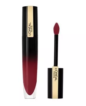 Блестящая жидкая помада 312 Be Powerful, 6,4 мл L'oreal Paris, Brilliant Signature Shiny Liquid Lipstick, L'oral Paris