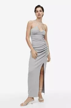 Блестящее платье на бретелях H&M