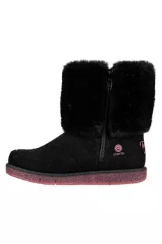 Блестящие ботинки Glam со светодиодной подсветкой Skechers, черный