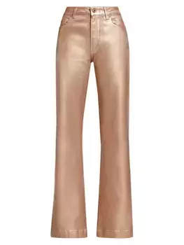 Блестящие брюки Leenah Paige, цвет pink champagne luxe coating