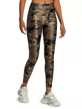 Блестящие камуфляжные леггинсы с высокой посадкой Koral, цвет Color