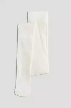 Блестящие колготки H&M, белый