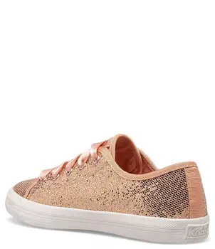 Блестящие кроссовки Keds Girls' Kickstart Celebrations (для малышей), розовый