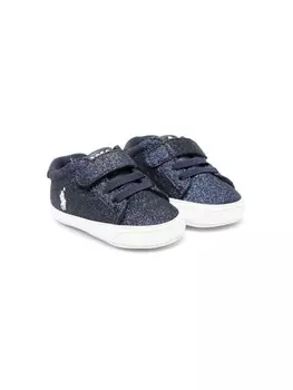 Блестящие кроссовки Ralph Lauren Kids, синий