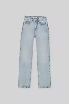 Блестящие прямые джинсы PULL&amp;BEAR