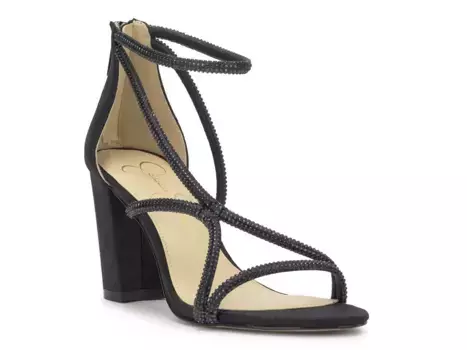 Блестящие сандалии Jessica Simpson, Black