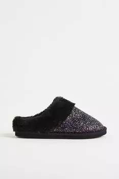 Блестящие тапочки H&amp;M