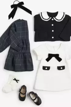 Блестящие тапочки H&M, черный
