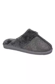 Блестящие тапочки Juliet Sleepers, черный